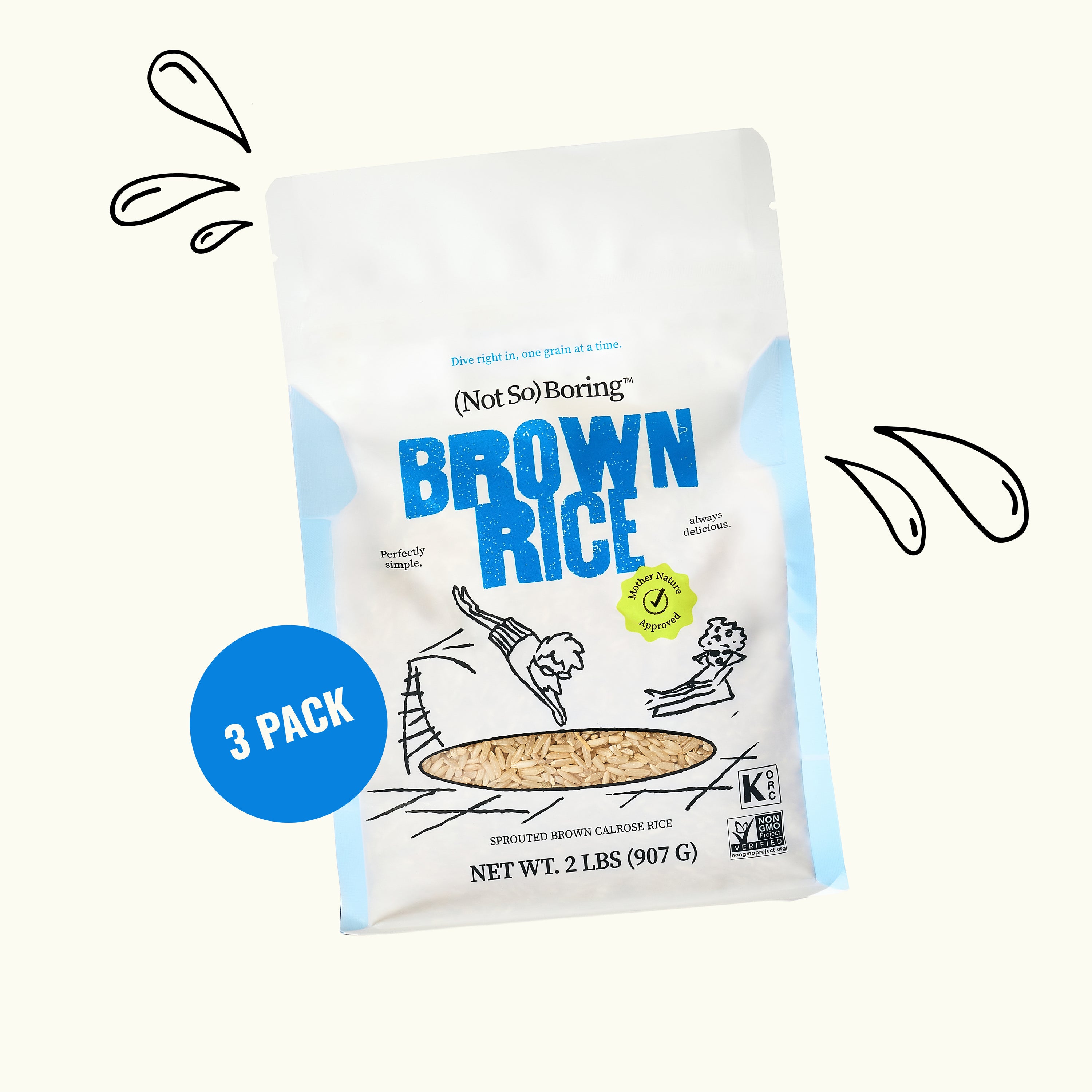Sprouted Brown Rice (3-Pack)