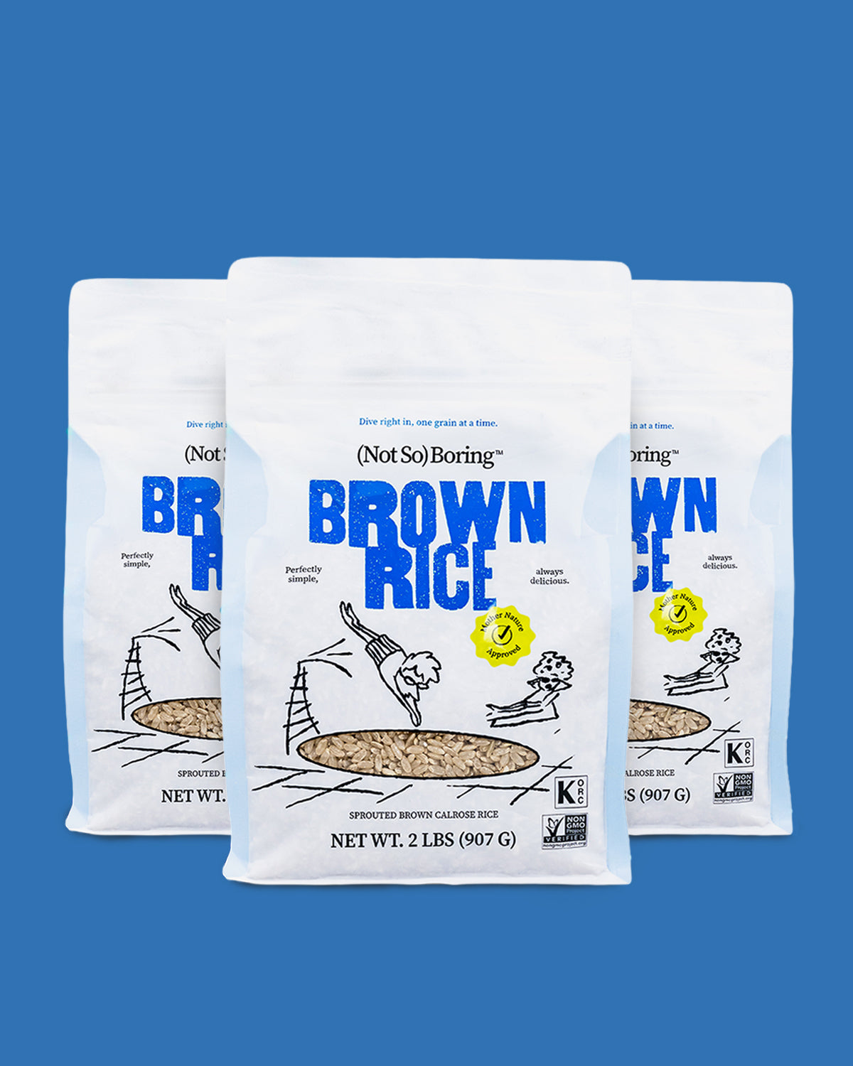 SPROUTED BROWN RICE (3-PACK)
